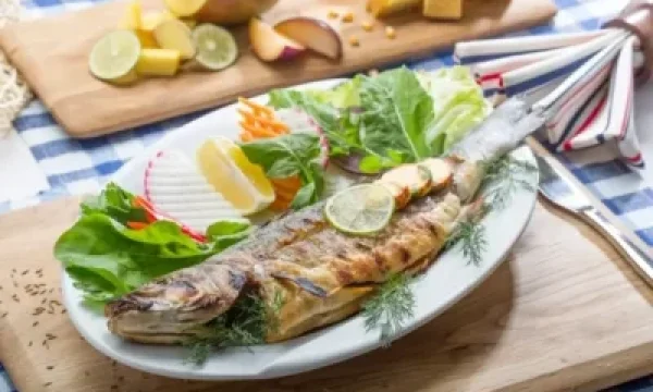 Lubina a la parrilla