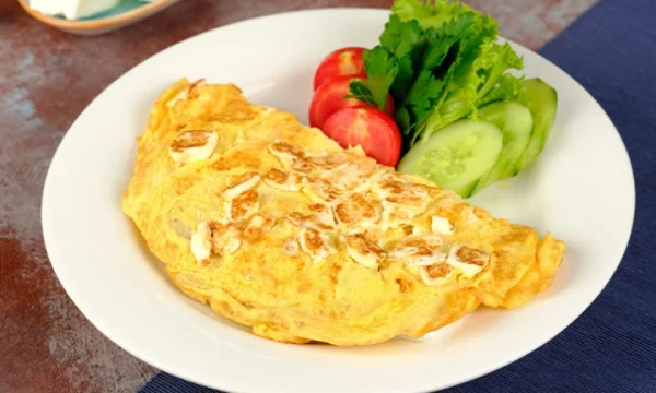 Omelete de queijo
